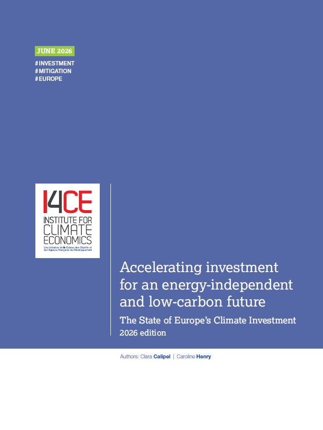 The State of Europe’s Climate Investment